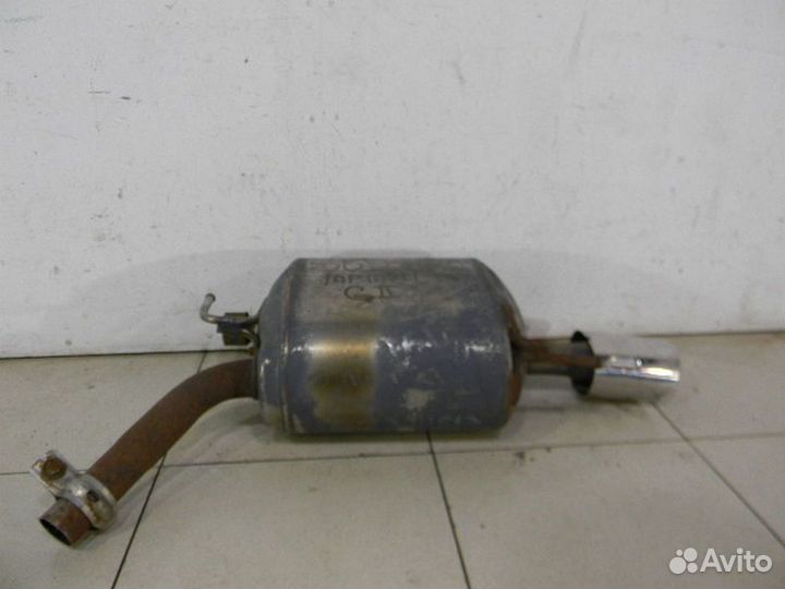 Задняя часть глушителя