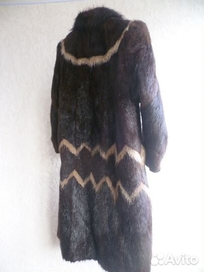 Шуба женская натуральная из нутрии