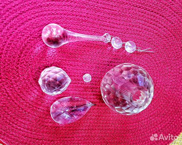 Подвески для люстры хрусталь,розетки 