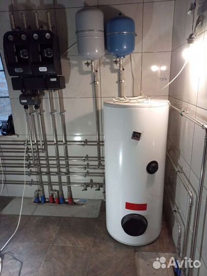 Монтаж систем отопления и водоснабжения