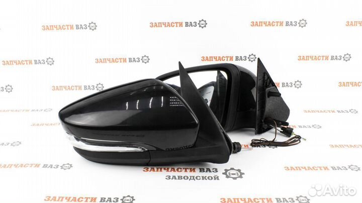 Зеркала черные Гранта Лифтбек Калина Датсун Новые