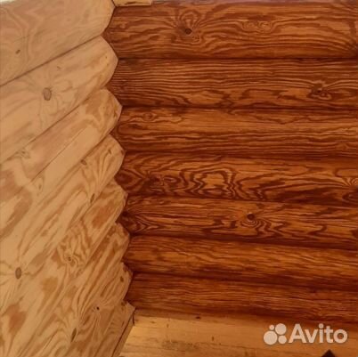 Шлифовка и покраска сруба