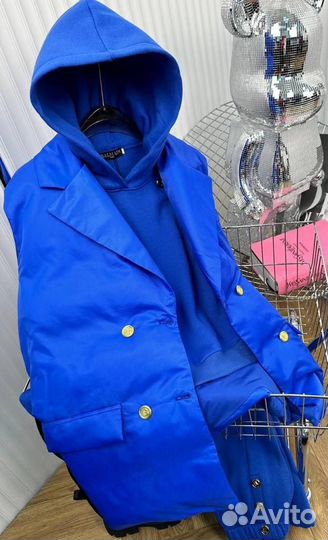 Женский костюм тройка теплый balmain S.M.L