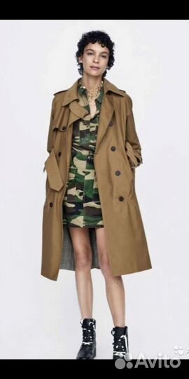 Базовый тренч Zara mex 28