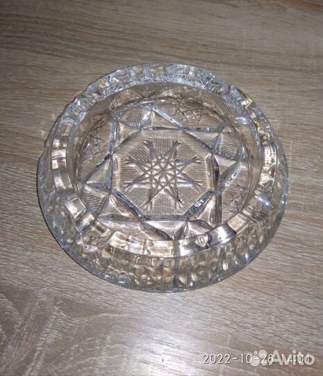 Советский хрусталь. Пепельница СССР