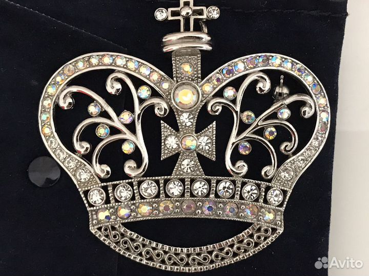 Винтажный подвес, кулон Корона