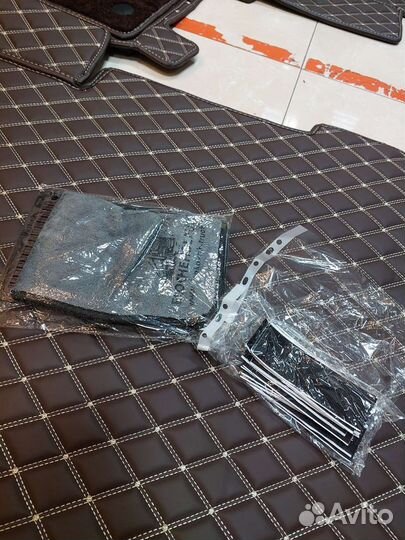 3d коврики из экокожи Daf105 механика