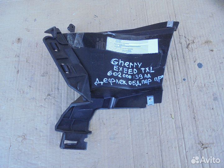 Дефлектор обдува передний правый Chery Exeed TXL