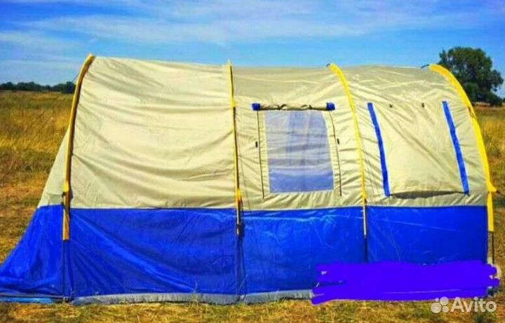 Палатка 4-местная, ангар, кухня, шатер для похода