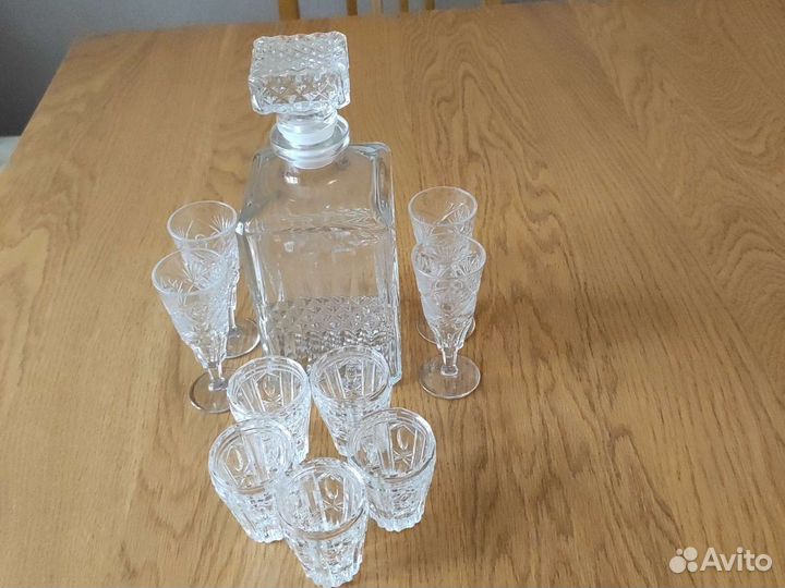 Набор советского хрусталя