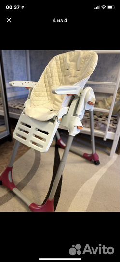 Стульчик для кормления chicco polly