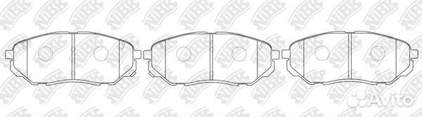 Колодки тормозные передние