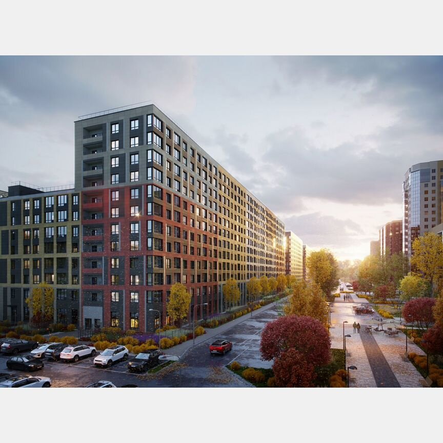 2-к. квартира, 67,4 м², 12/12 эт.