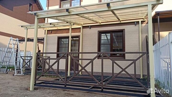 Навес к дому