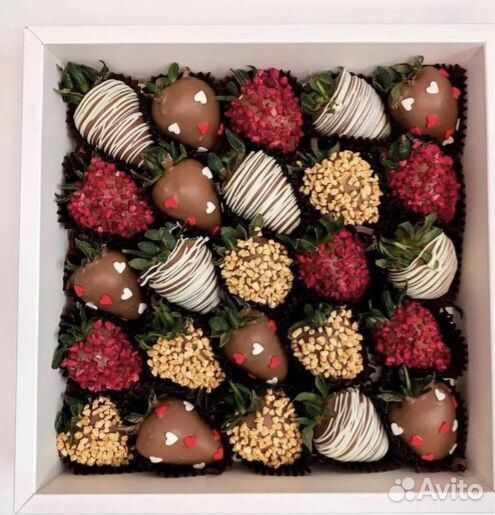 Клубника в шоколаде букеты