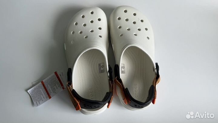 Сабо Crocs белые унисекс