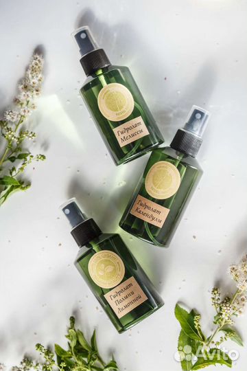 Гидролат. Натуральная Цветочная вода