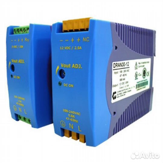 DRA30-12, блок питания 12В, 2.5А, 30Вт (новый)