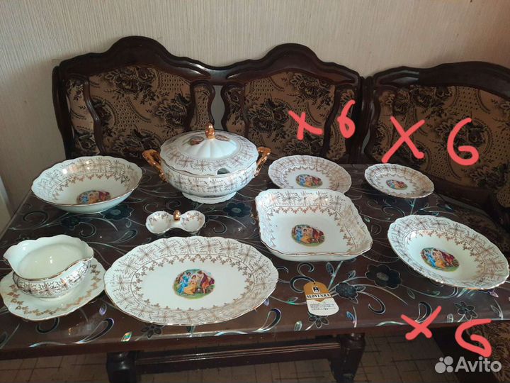 Столовый, чайный и кофейный сервиз мадонна Чехия