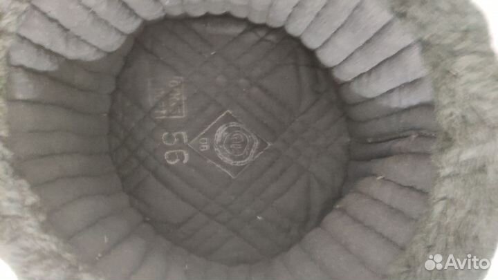 Мужская зимняя шапка 56