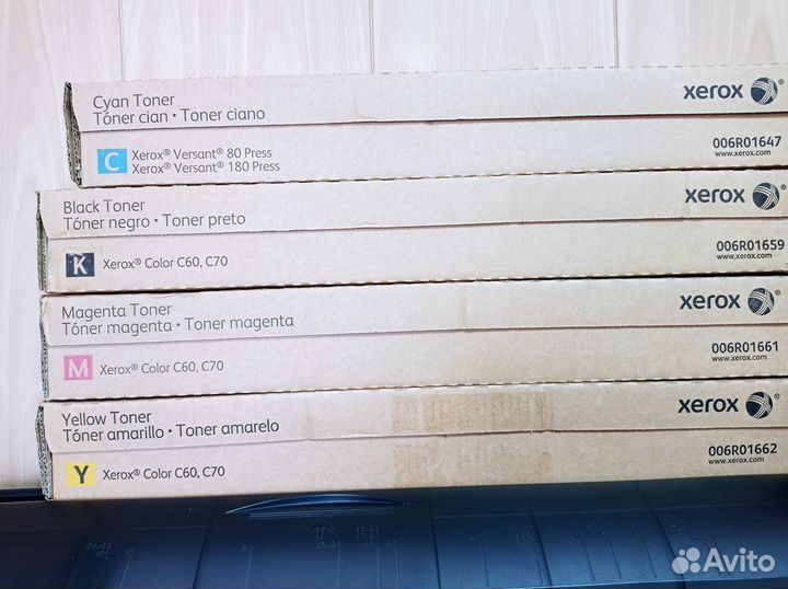 Тонер Xerox c60 Versant cmyk