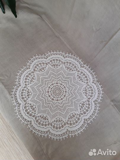 Салфетка вязаная кружево ручная работа