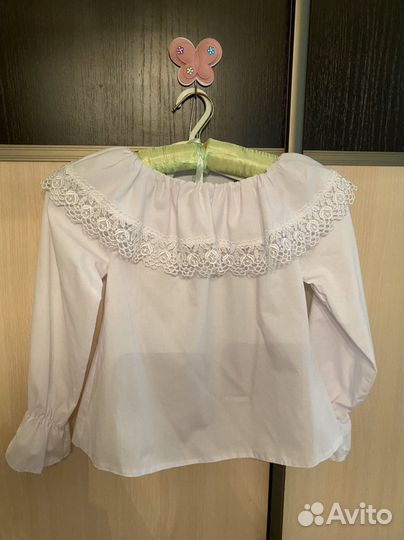 Школьная форма для девочки с блузкой 128-134