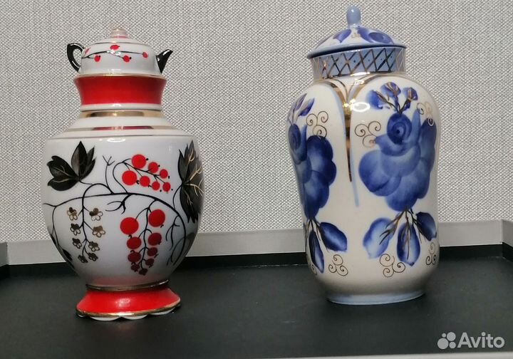 Чайница фарфоровая лфз СССР