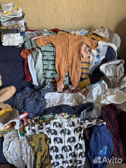 Одежда пакетом на мальчика с 56 до 92 см