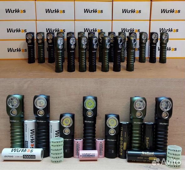 Фонари Wurkkos TS21 HD15 HD20 DL30 DL61 DL70 DL06