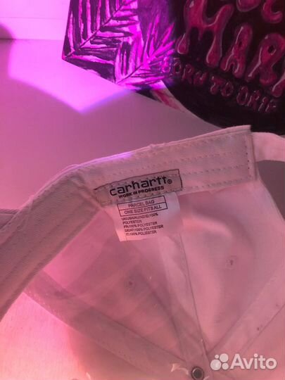 Кепка Carhartt Белая (Бейсболка )