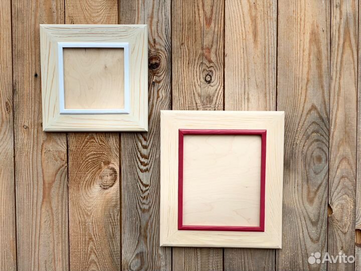 Рамки деревянные для вышивки и фотографий