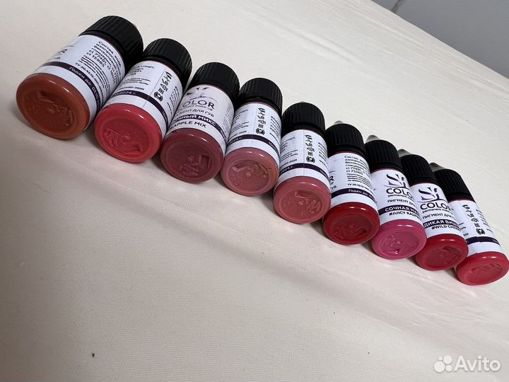 Пигменты доя пенманентного макияжа slcolor