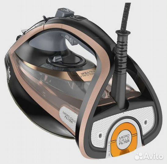 Утюг Tefal FV9867 Ultimate Pure, черный/розовый