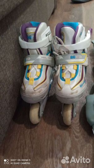 Роликовые коньки детские раздвижные