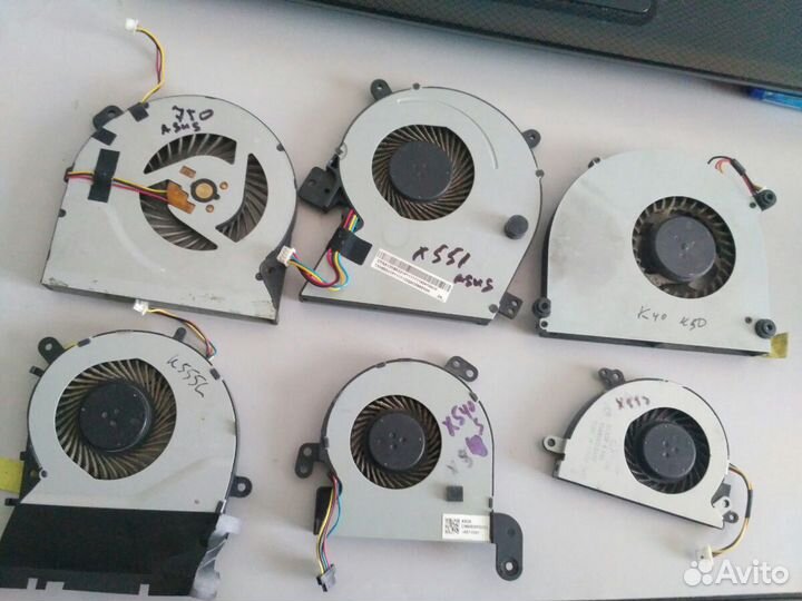 Оригинальные кулеры для ноутбуков asus