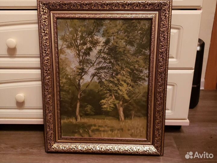 Картина маслом на холсте пейзаж Мочалин