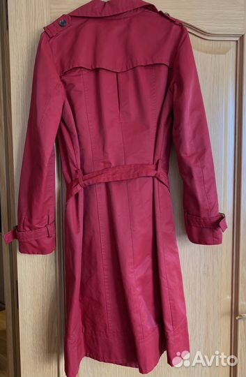 Плащ Zara бордовый