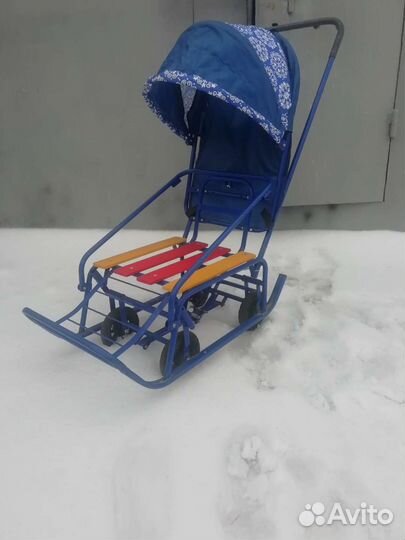 Санки на колесах