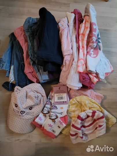 Вещи пакетом на девочку 4-6 лет