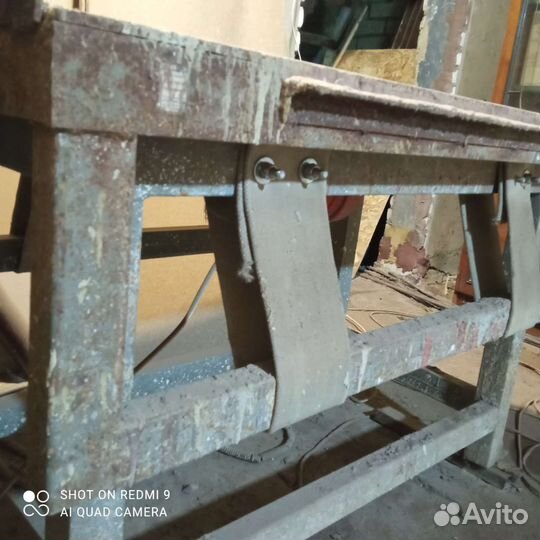 Вибро стол для тротуарной плитки