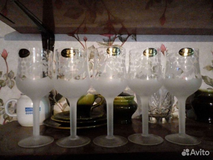 Хрустальные фужеры