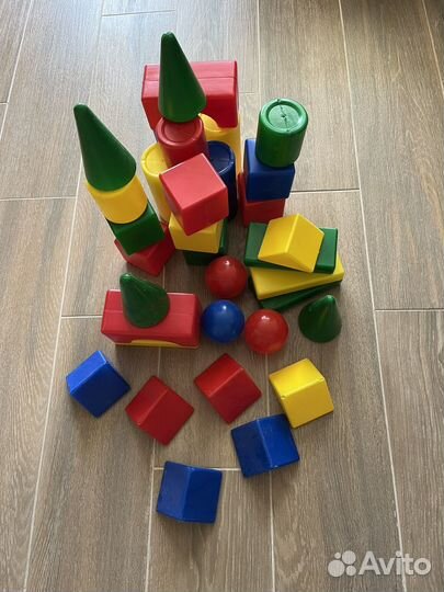 Развивающий Конструктор кубики для самых маленьких