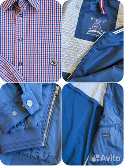 Мужские вещи 52 54 рубашка 52 54 ветровка Франция