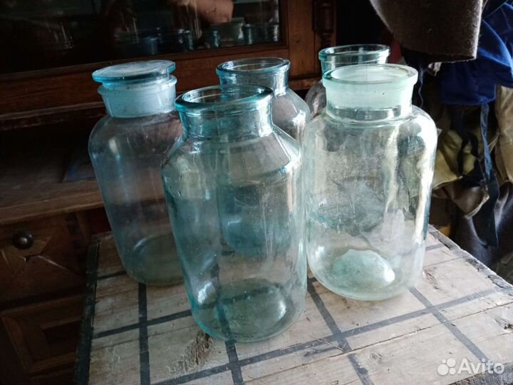 Банка стеклянная 4 литра под завязку