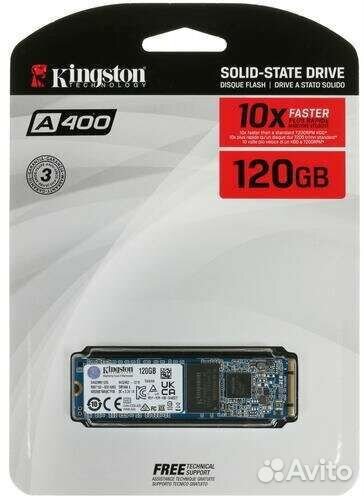 SSD накопитель Kingston A400 SA400M8/120G