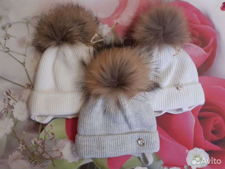 Детские зимние шапочки