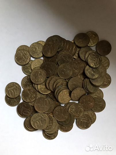 Монеты России 10 и 5 копеек 1997-2009 годы