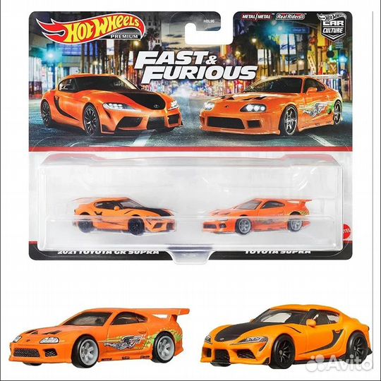 Hot Wheels Premium Toyota GR Supra & MK4 Supra