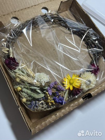 Венок из сухоцветов